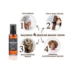 Crazy Shops Yoon Durulanmayan Saç Bakım Serumu & Onarıcı Maske Seti – Keratin & Hyaluronik Asit, Vegan Saç Bakım Kompleksi - Option-1