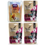 Crazy-Sticks 72li Burgu Çubukları, New Story 3x80gr Cubes Kuzu Etli Küp Şekilli Yumuşacık Köpek Ödülü