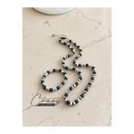 CRAZY TAKI TASARIM 8 MM DALMAÇYALI JASPER & LAVA DOĞALTAŞ 70-80 CM UZUN ERKEK KOLYESİ (BİLEKLİK HEDİYELİ)
