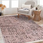 Crea 8011 Vanilya Açık Kahve 120x180 cm Kilim