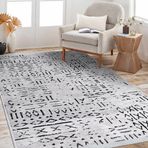 Crea 8015 Vanilya Gri 80x150 cm Kilim