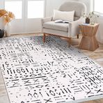 Crea 8018 Vanilya Beyaz 80x150 cm Kilim