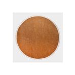Crea Decolux Azade 8203 Hardal Daire Özel Kaymaz Tabanlı Pamuk Dokuma Kilim, Hardal, 120 x 120