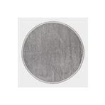 Crea Decolux Azade 8205 Gri Daire Özel Kaymaz Tabanlı Pamuk Dokuma Kilim, Gri, 160 x 160