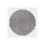 Crea Decolux Azade 8205 Gri Daire Özel Kaymaz Tabanlı Pamuk Dokuma Kilim, Gri, 80 x 80