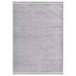 Crea Decolux Azade 8205 Gri Özel Kaymaz Tabanlı Pamuk Dokuma Kilim, Gri, 160 x 230