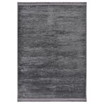 Crea Decolux Azade 8206 Antrasit Özel Kaymaz Tabanlı Pamuk Dokuma Kilim, Antrasit, 80 x 300