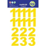 Crea Etiket - Xl Rakam Çıkartmalar Sarı 1344 - Tekli - Çok Renkli