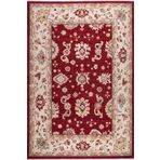 Crea Halı 8002 Klasik Demirci Yün Bordo 133x190 cm Salon Halı