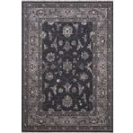 Crea Halı 8038 Klasik Demirci Yün Gri 133x190 cm Salon Halı