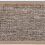 Crea Halı Andora Bordürlü Hasır Dokulu Sisal Çerçeveli Halı, As03, 120X180