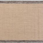 Crea Halı Andora Bordürlü Hasır Dokulu Sisal Çerçeveli Halı, As04, 160X230