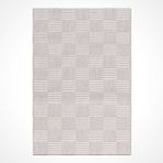 Crea Halı Epsilon Bej Dama Leke Tutmaz Sisal Halı Ep008 - 200x290 Beyaz