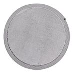 Crea Halı Gri Hasır Puf Yuvarlak Kilim - 61000g