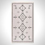 Crea Halı Krem İskandinav Baskı Halı - 3052pc Çok Renkli