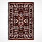 Crea Halı Kutay Bordo Etnik Desen Halı Ky04 - 120x180