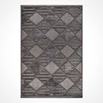 Crea Halı Zara Antrasit Geometrik Halı Zt03 - 160x230