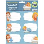 Crea Tiket 1025 Günlük Yaşam Serisi Okul Etiketi