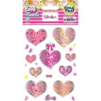 Crea Tiket 1225 Love Yaldızlı Çıkartma