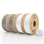 Creality Petg Filament, Hyper Petg 1,75 mm 3D Yazıcı Filamenti, 30-600 Mm/s, Boyutsal Doğruluk +/- 0,02 Karton Makara (8,8 Lbs), Çoğu Fdm 3D Yazıcıya Uygun 4 kg Beyaz Kül