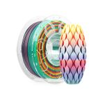 Creality PLA Filament 1,75 mm, 3D Yazıcı Filamenti, 1,0 kg (2,2 lbs) Makara, Çözgü Arttırılmış Tokluk Yok, Boyutsal Doğruluk ± 0,03 mm Baskı Filamenti, 3D Yazıcılar için (Yağmur Yayı)