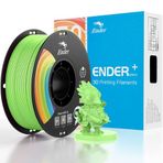 Creality Resmi 3D Yazıcı Ender PLA , PLA+ 3D Baskı Filamenti, Dayanıklı Dayanıklı, Boyutsal Doğruluk +/-0,02 mm, 1,04 /Makara (EP+- Yeşili, Ender PLA -1KG)