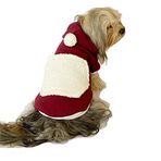 Cream Bordo Kapşonlu Sweat by Kemique Köpek Kazağı BORDO XXL