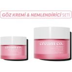 Cream Co. Aydınlatıcı Kırışıklık Karşıtı Cilt Tonu Eşitleyici Su Bazlı Nemlendirici Göz Kremi İkili - 1