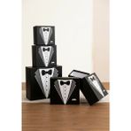 Creapack Damat Kolisi, Damat Hediye Kutusu, 5 Li Set, Damat Bohçası, Damat Baskılı 5 Boy Kutu - 5'li Kutu