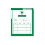 CREAPACK Hukuk Dava ve Mahkeme Dosyası, 100 Adet Avukat Dava Dosyası/ Yeşil Beyaz 1. Kalite