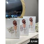 Creart Home Kolix Gelin Bohçası - Gelin Kutusu - Çeyiz Kutusu- Hediye Seti - Hediye Kutusu 3'lü Set