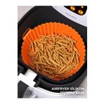 CREARTHOME Airfryer Silikon Pişirme Kabı 20x5 Cm Bpa Içermez Tüm Airfryer'lere Uyumlu Pişirme Kağıdı Aksesuar