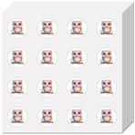 CREATCABIN 128 adet 8 yaprak baykuş çıkartmalar toplu küçük yuvarlak hayvan Sticker 1 inç su geçirmez parti dekorasyon öğretmen ödül teşvik motivasyon çıkartmaları planlayıcısı dizüstü albümü cep