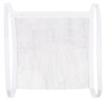 CREATCABIN Ayakkabı Kurutma Torbası Çamaşır Kurutma Torbaları Beyaz Polyester Yeniden Kullanılabilir Petek Spor Ayakkabı Yıkama Ağı File Çanta Fermuar Askılı Çoğu Kurutma Makinesi Kapı Yıkama Makinesi