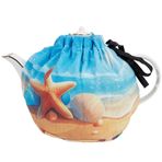 CREATCABIN Çaydanlık ısıtıcı, çaydanlık, toz koruması, çaydanlık, yorgan, yalıtımlı, sıcak tutar, vintage, dekoratif, ayarlanabilir, yıkanabilir, küçük, orta boy çaydanlıklar, mutfak, ev, 15,5 x 17,5