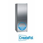 CreateFol Buz Dolabı Kaplama Gümüş Gri Folyo 100 mikron