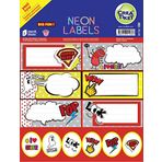 CreaTiket 1260 Çıkartmalı Neon Defter Big Fun Etiket