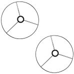 Creativ Company Abajur Teli Ø 47 cm - Siyah - 2 Adet - Abajur Başlığı & Makrome Avize Yapımı Için Paslanmaya Dayanıklı, Kalın (4mm) Galvanizli Metal Avize Teli