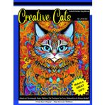 Creative Cats: Adult Coloring Book of Abstract Zentangle Style Pattern Cat Designs for Fun, Relaxation and Stress Relief - Premium Hardcover Edition (Awesome Animals)