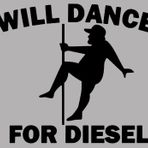 Creative Concept Ideas Will Dance for Diesel Pole Komik CCI Çıkartma Vinil Çıkartma|Arabalar Kamyonlar Kamyonetler Duvarlar Dizüstü Bilgisayar| Siyah |6.5 x 5.5 inç|CCI2906