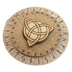 Creative Escape Rooms Kaçış Odaları için Runes Şifre - Decoder Disk - Prop