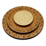 Creative Escape Rooms Labirent Cipher Wheel - Premium Decoder Ring ve Prop