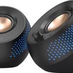 Creative Pebble X Siyah 2.0 15W USB-C Bluetooth 5.3 RGB Aydınlatmalı 2.0 Masaüstü Multimedya Hoparlör