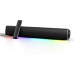 Creatıve Sound Blaster Gs5 Rgb Oyun Soundbar, Superwide Teknolojili, Adaptör Üzerinden Güç Kaynağı, 60 W'a Kadar Maksimum Güç, Bluetooth 5.4, Optical-In, Kulaklık Çıkışı, Pc ve Tv Için - Siyah