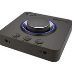 Creative Sound Blaster X4 Hi-Res 24 Bit/192 kHz harici USB-DAC ve Amper ses kartı, çok kanallı, 7.1 ayrı surround, PC ve Mac için kulaklık girişi