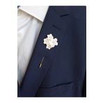 CREATİVESHOP İncili Damat Yaka İğnesi, Damat Yaka Çiçeği, Düğün Aksesuarları, Yaka İğnesi