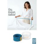 Creatividad Solutions 150 cm Plastik Kutulu Mezura – Esnek, Dayanıklı, Dikiş ve Ölçüm Için Pratik Şerit Metre 722323