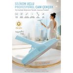 Creatividad Solutions 34 cm Silikon Uçlu Profesyonel Cam Çekçek - Tasarım Estetiği ve Kusursuz Temizlik 723197