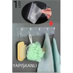 Creatividad Solutions 5 Pinli Yapışkanlı Askı Xenoty Design 716049 - Çok Renkli