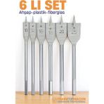 Creatividad Solutions Ahşap Yaprak Matkap Ucu Seti - Plastik Fiberglas Ahşap Delik Açma Panç Seti 721780